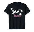 Aubree Name Gift Personalized Soccer T-Shirt - Minimalist Print for Adults - T-Shirt, Sweatshirt, Hoodie
