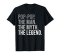 Pop Pop Myth Legend Grandfather Grandpa T-Shirt - Graphic Print for Adults - T-Shirt, Sweatshirt, Hoodie