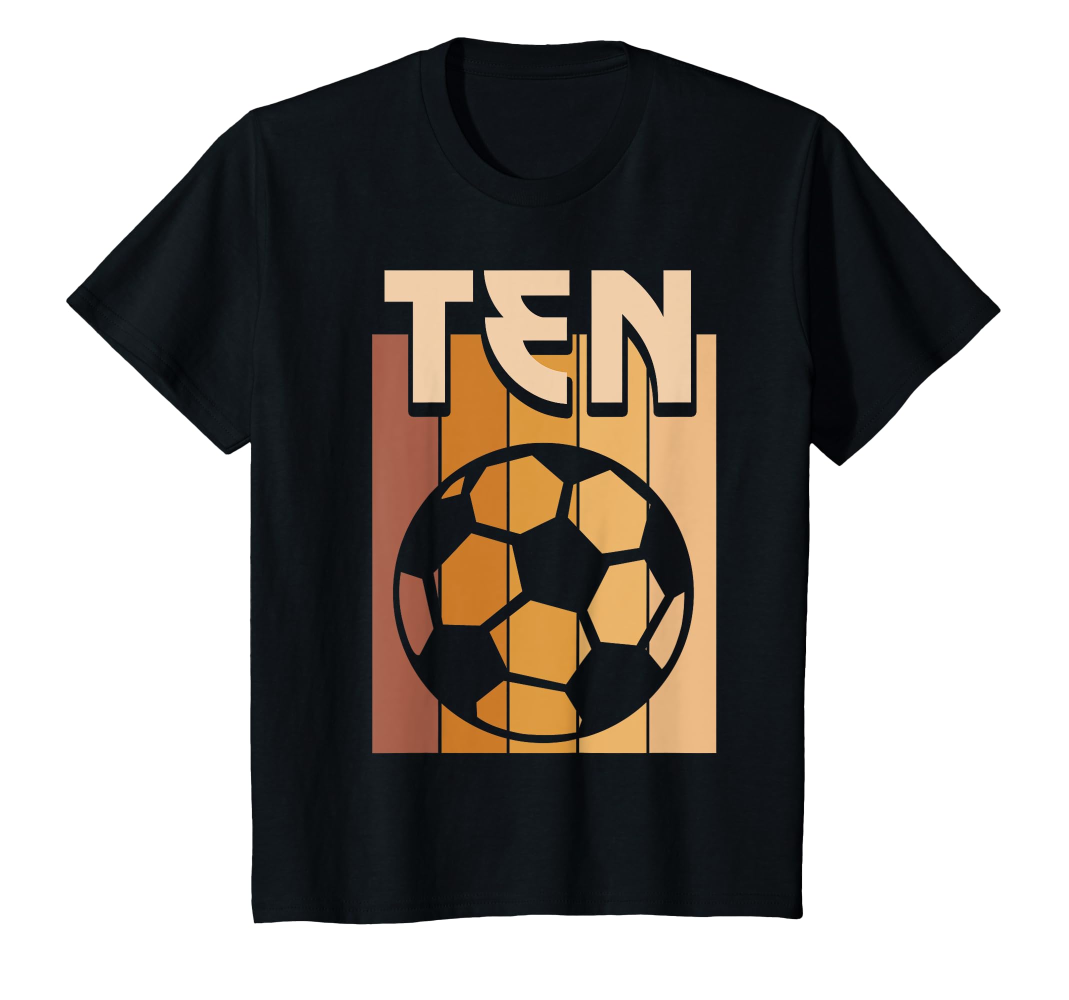 10 Year Old Soccer Birthday 10Th T-Shirt - Fun Novelty Design for Adults - T-Shirt, Sweatshirt, Hoodie