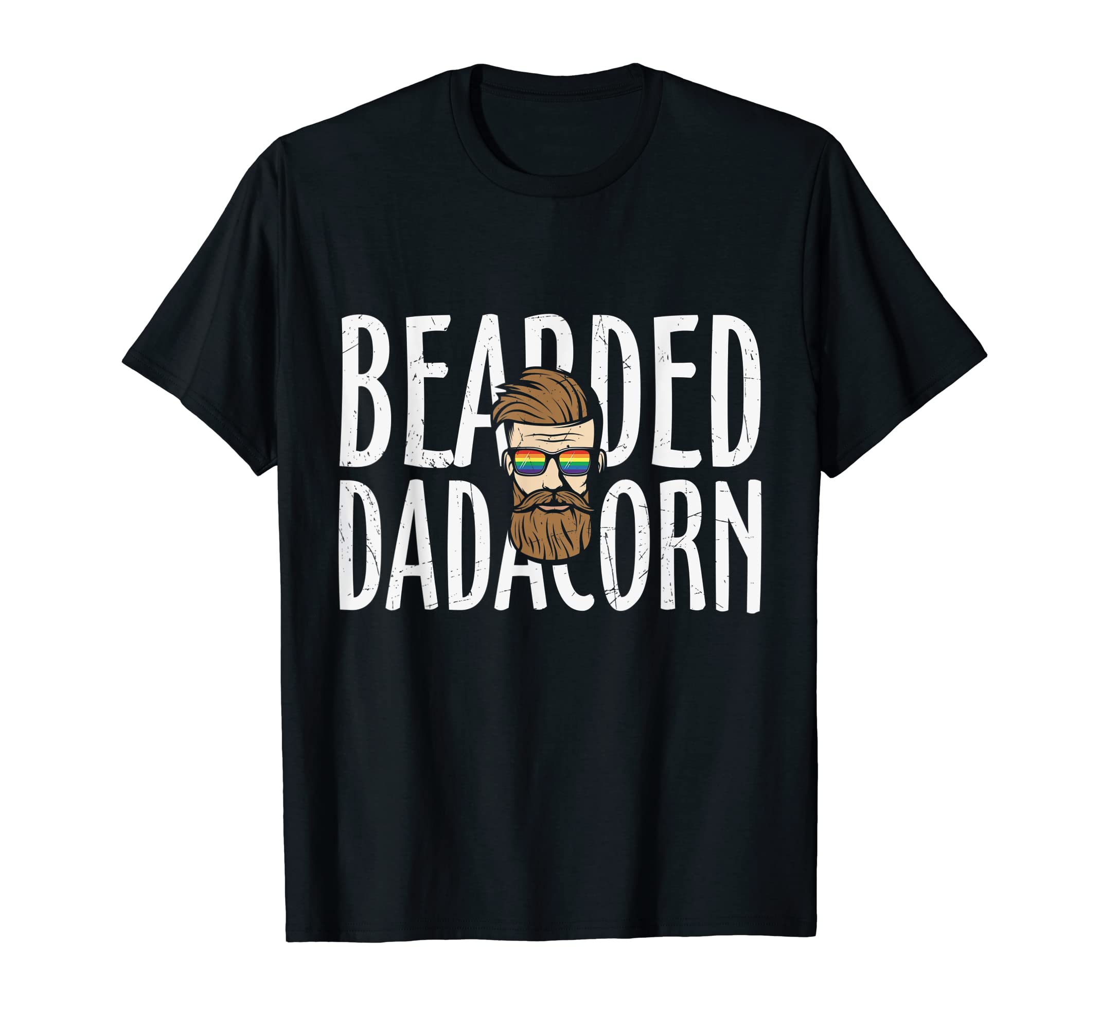 Bearded Dadacorn Dad Unicorn Daughter T-Shirt - Novelty Apparel Men Women - T-Shirt, Sweatshirt, Hoodie