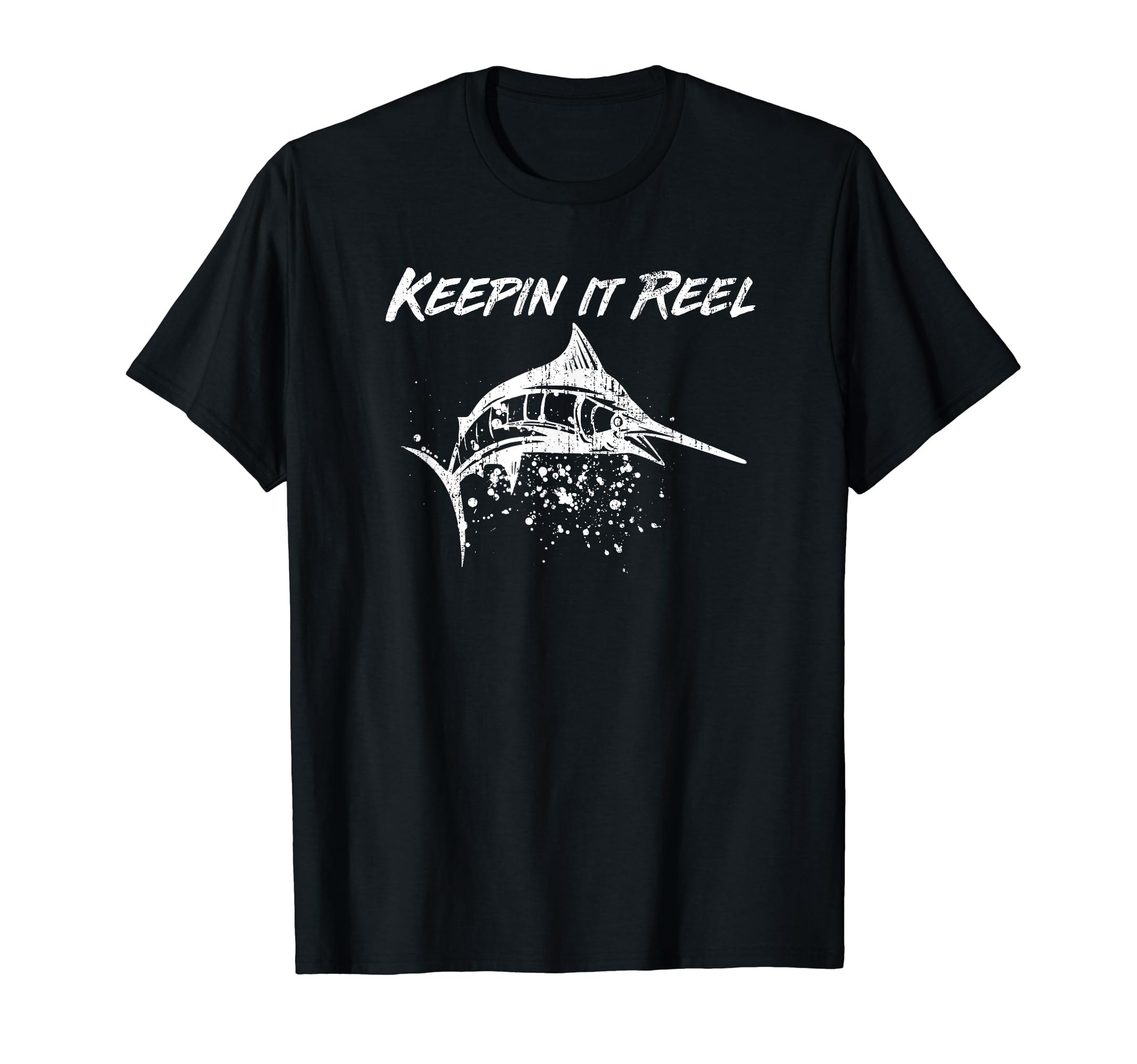 Keepin It Reel Funny Fishing Lover T-Shirt - Minimalist Print Men Women - T-Shirt, Sweatshirt, Hoodie