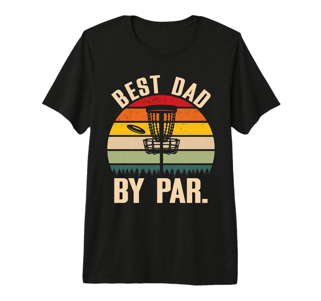 Best Dad Par Disc Golf Tri Blend T-Shirt - Unique Graphic Unisex - T-Shirt, Sweatshirt, Hoodie