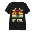Best Dad Par Disc Golf Tri Blend T-Shirt - Unique Graphic Unisex - T-Shirt, Sweatshirt, Hoodie
