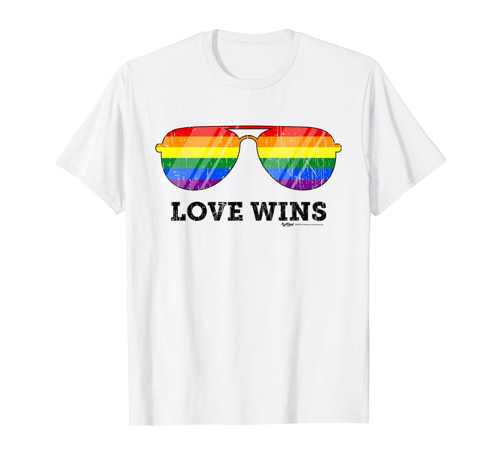 Love Wins Gay Pride Lgbt Rainbow Flag T-Shirt - Aesthetic Graphic Men Women - T-Shirt, Sweatshirt, Hoodie