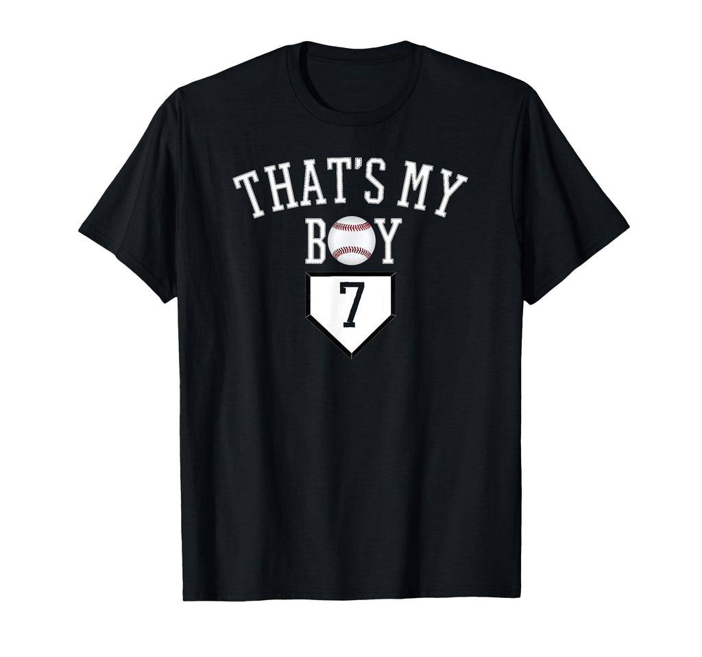 Thats My 7 Baseball Number 7 Jersey T-Shirt - Graphic Print Unisex - T-Shirt, Sweatshirt, Hoodie