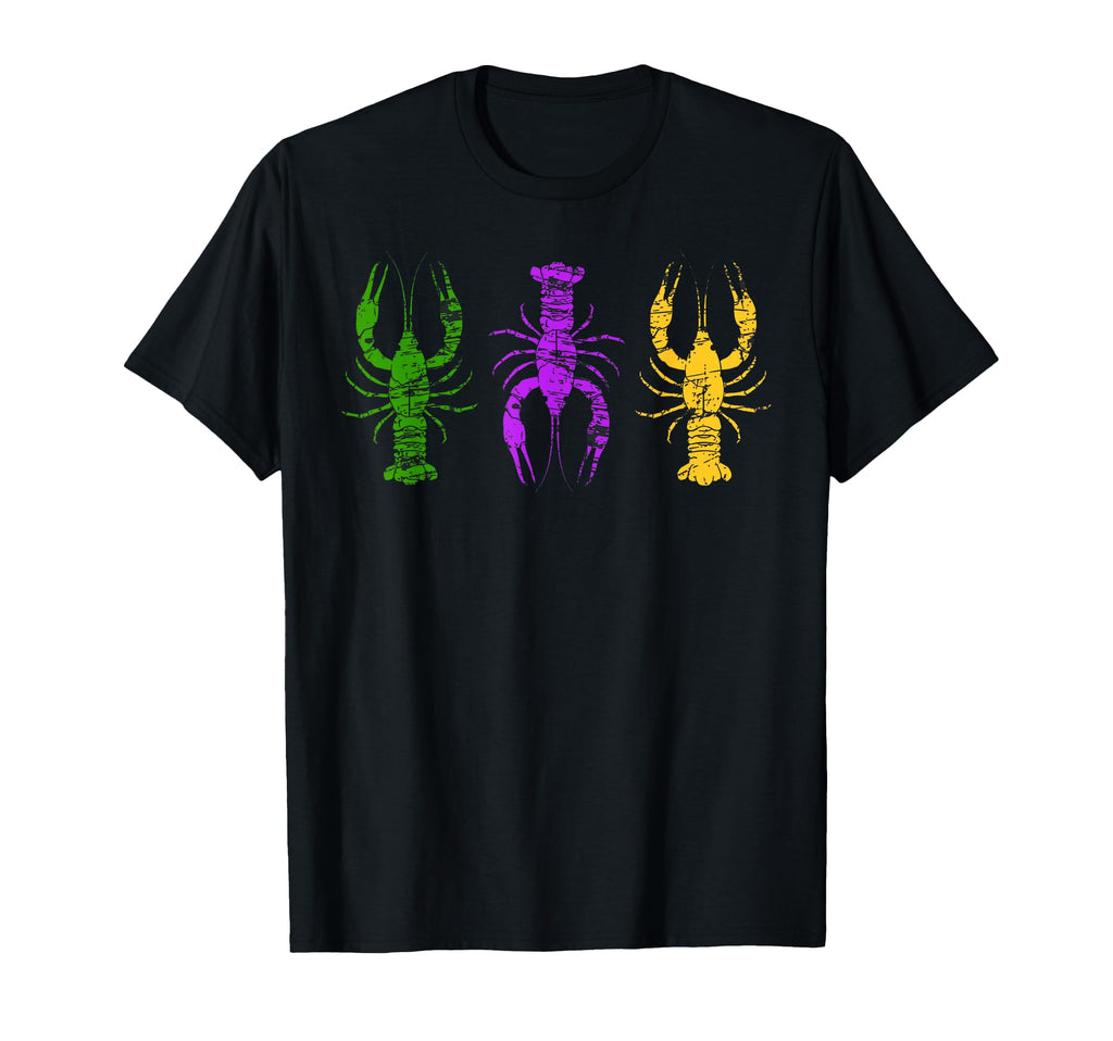 Mardi Gras Crawfish Jester Hat Bead New T-Shirt - Custom Art Print Unisex - T-Shirt, Sweatshirt, Hoodie