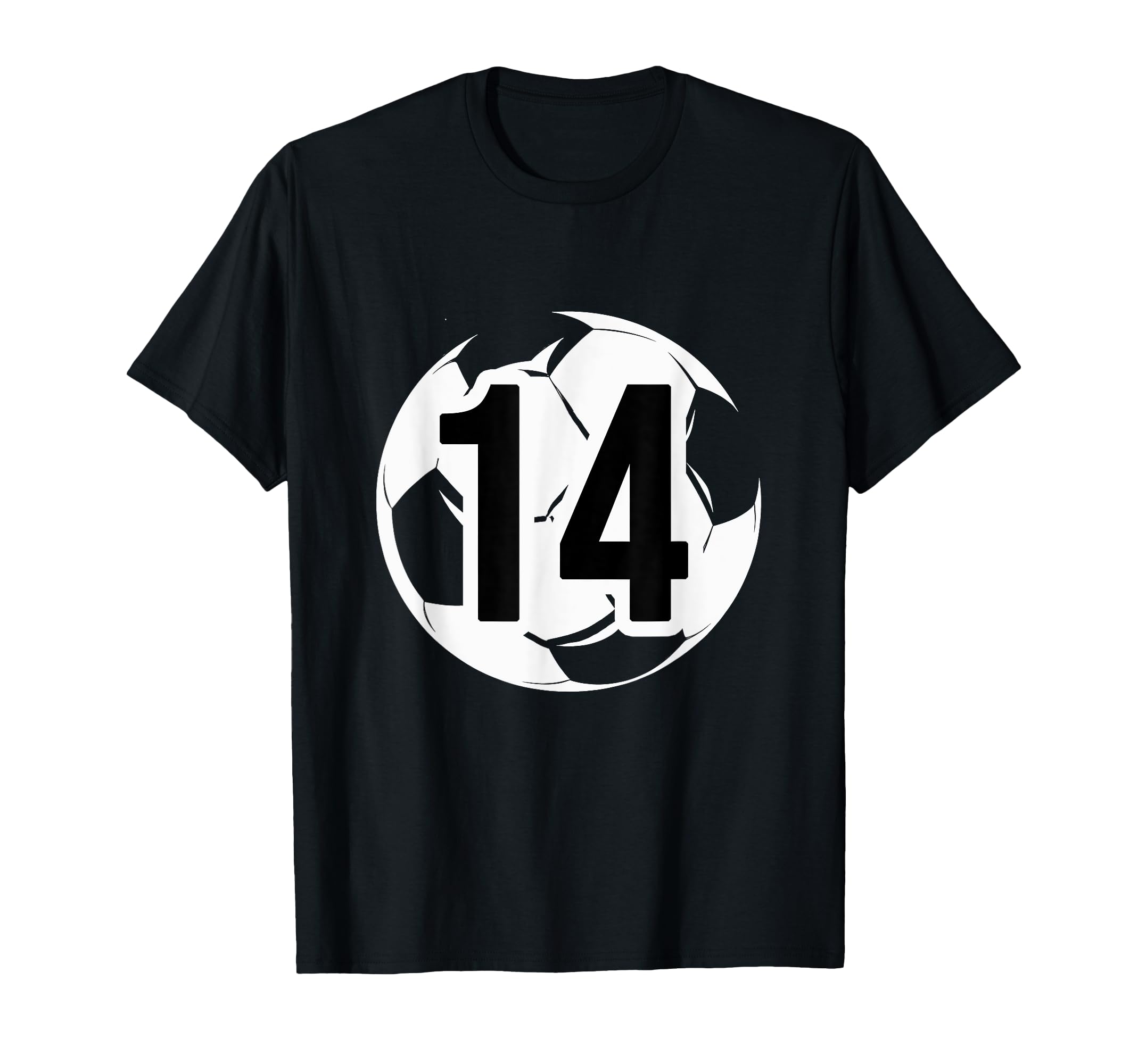 14 Soccer Birthday Gift Soccer Fan Sports T-Shirt - Trendy Graphic Unisex - T-Shirt, Sweatshirt, Hoodie