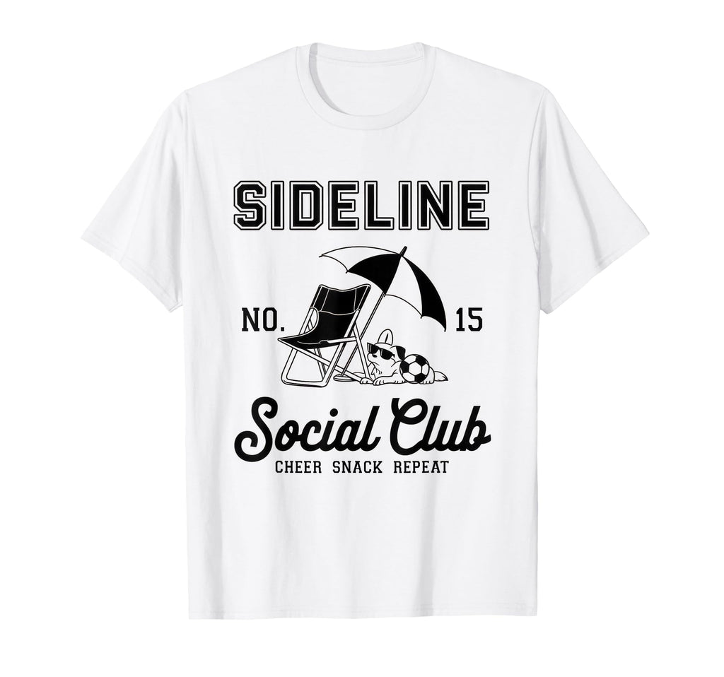 Sideline Social Club Soccer Mom Game Day T-Shirt - Minimalist Print Unisex - T-Shirt, Sweatshirt, Hoodie