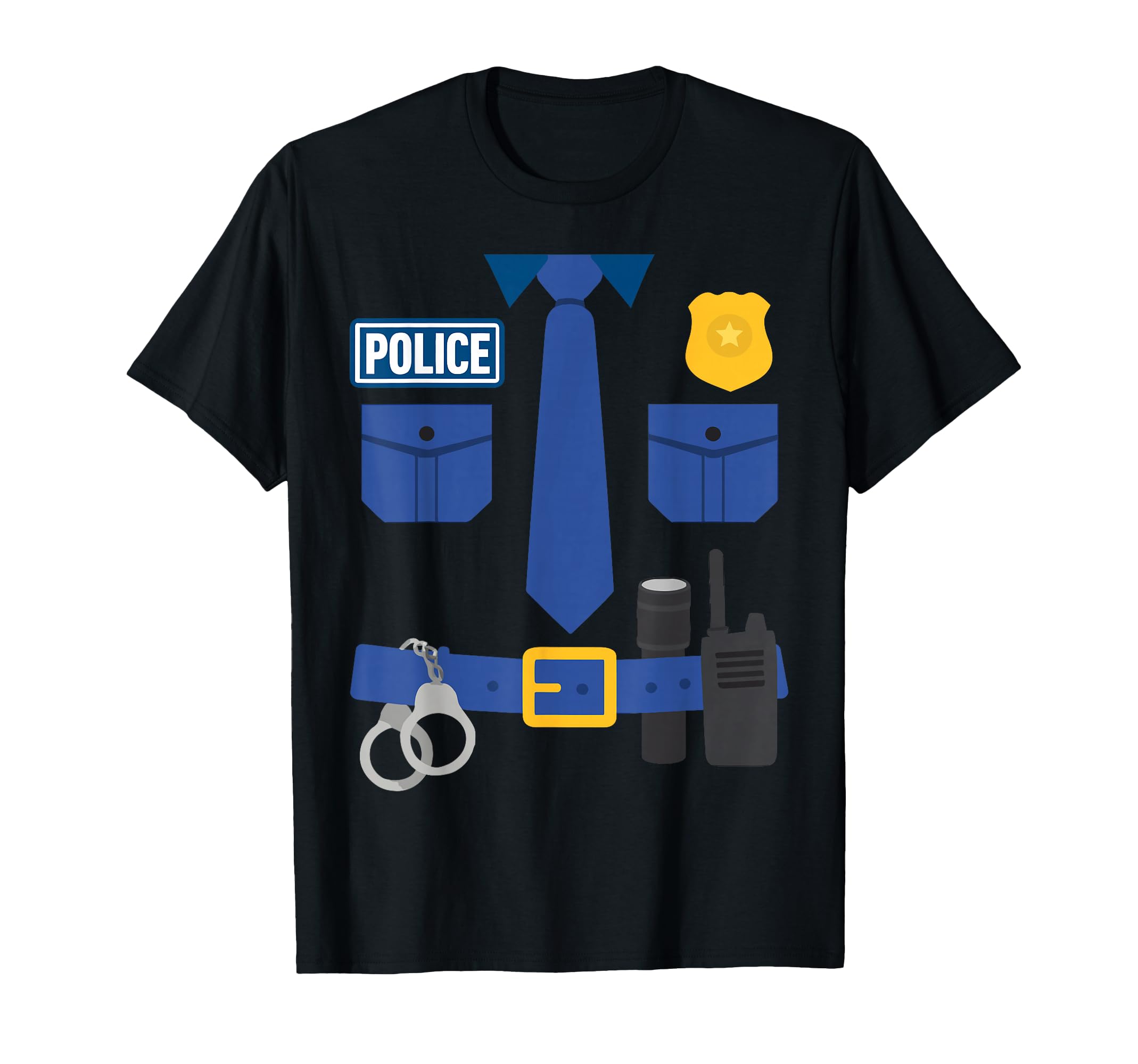 Funny Police Policeman Uniform Officer T-Shirt - Streetwear Style Unisex - T-Shirt, Sweatshirt, Hoodie