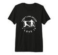 I Love Soccer Funny Soccer Player Tri T-Shirt - Streetwear Style Men Women - T-Shirt, Sweatshirt, Hoodie