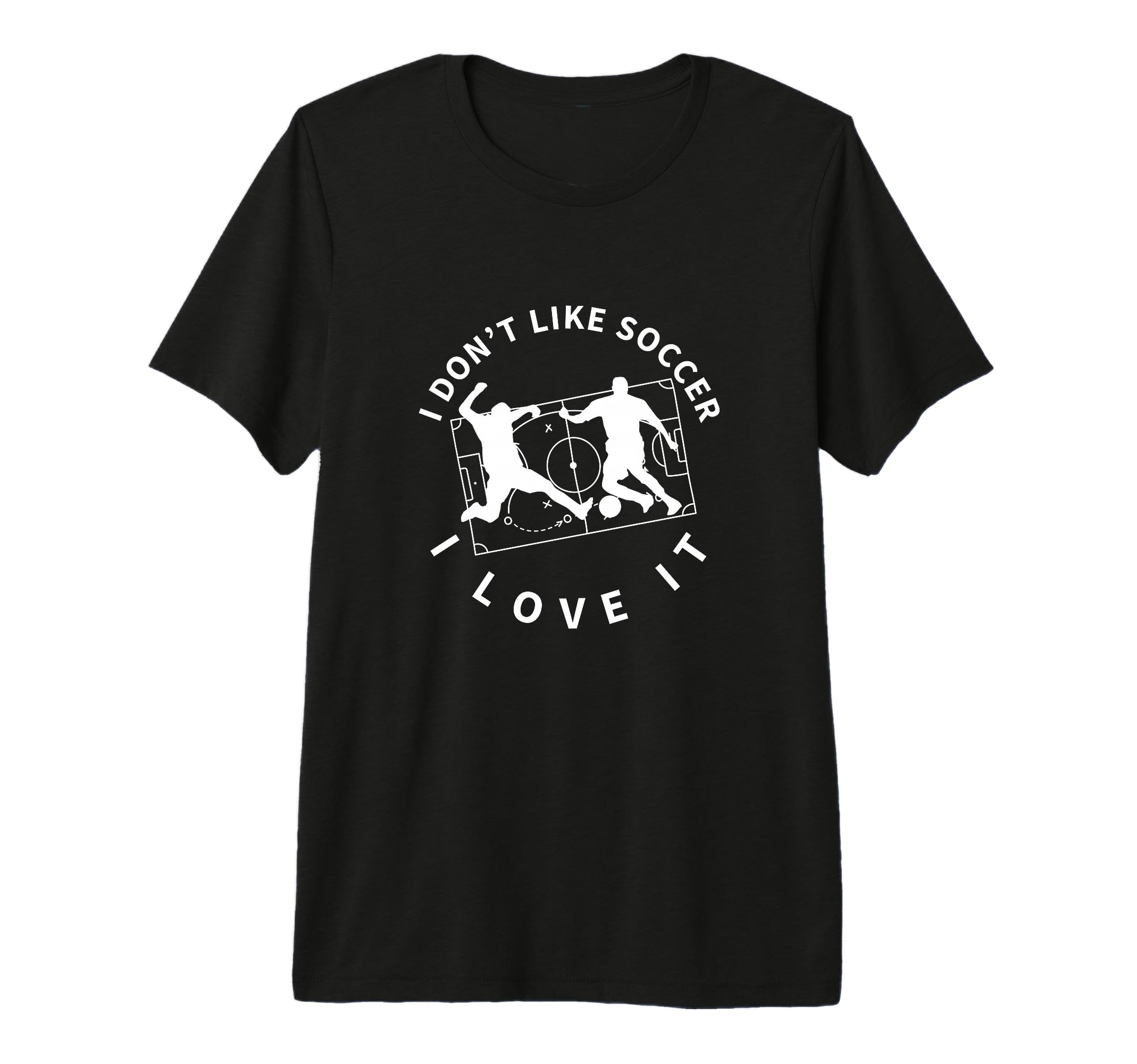 I Love Soccer Funny Soccer Player Tri T-Shirt - Streetwear Style Men Women - T-Shirt, Sweatshirt, Hoodie