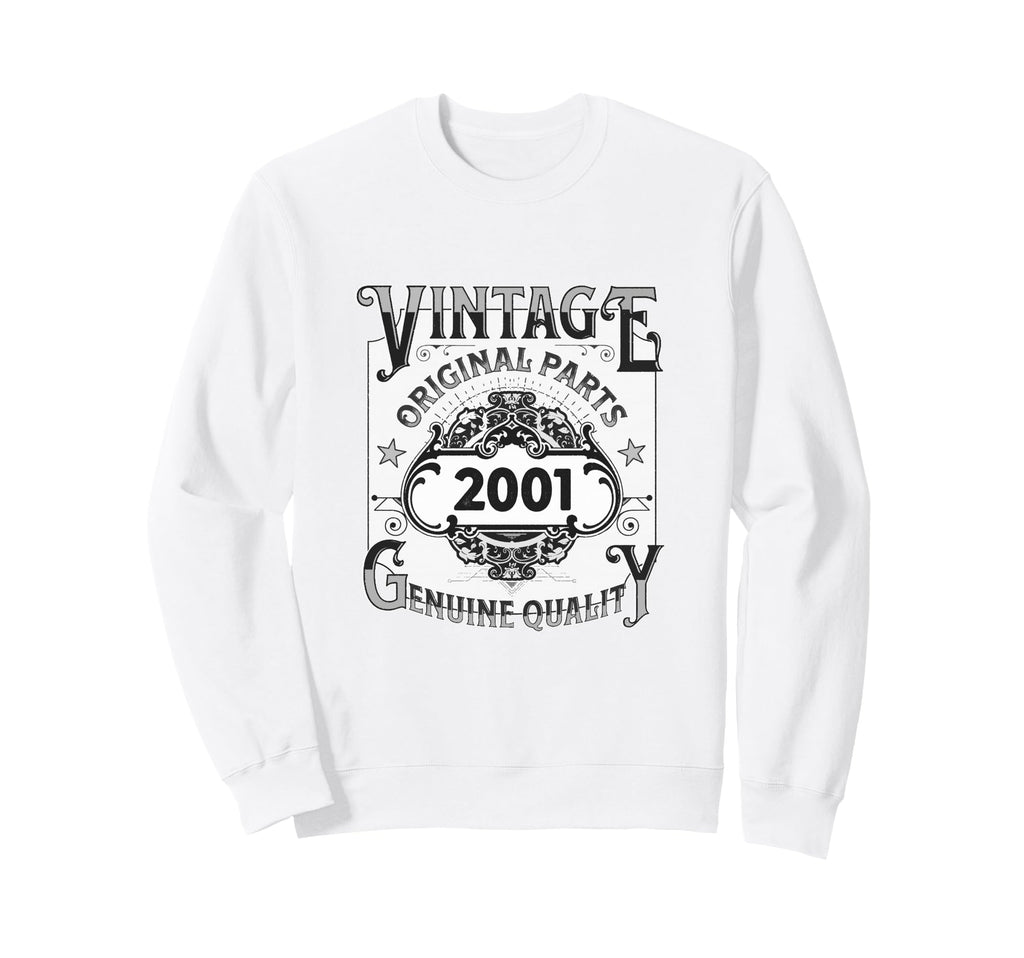 2001 Bday 2001 Birthday Sweatshirt - Novelty Apparel Unisex - T-Shirt, Sweatshirt, Hoodie