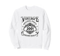 2001 Bday 2001 Birthday Sweatshirt - Novelty Apparel Unisex - T-Shirt, Sweatshirt, Hoodie