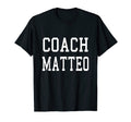 Coach Matteo Custom Football Soccer T-Shirt - Custom Art Print Unisex - T-Shirt, Sweatshirt, Hoodie