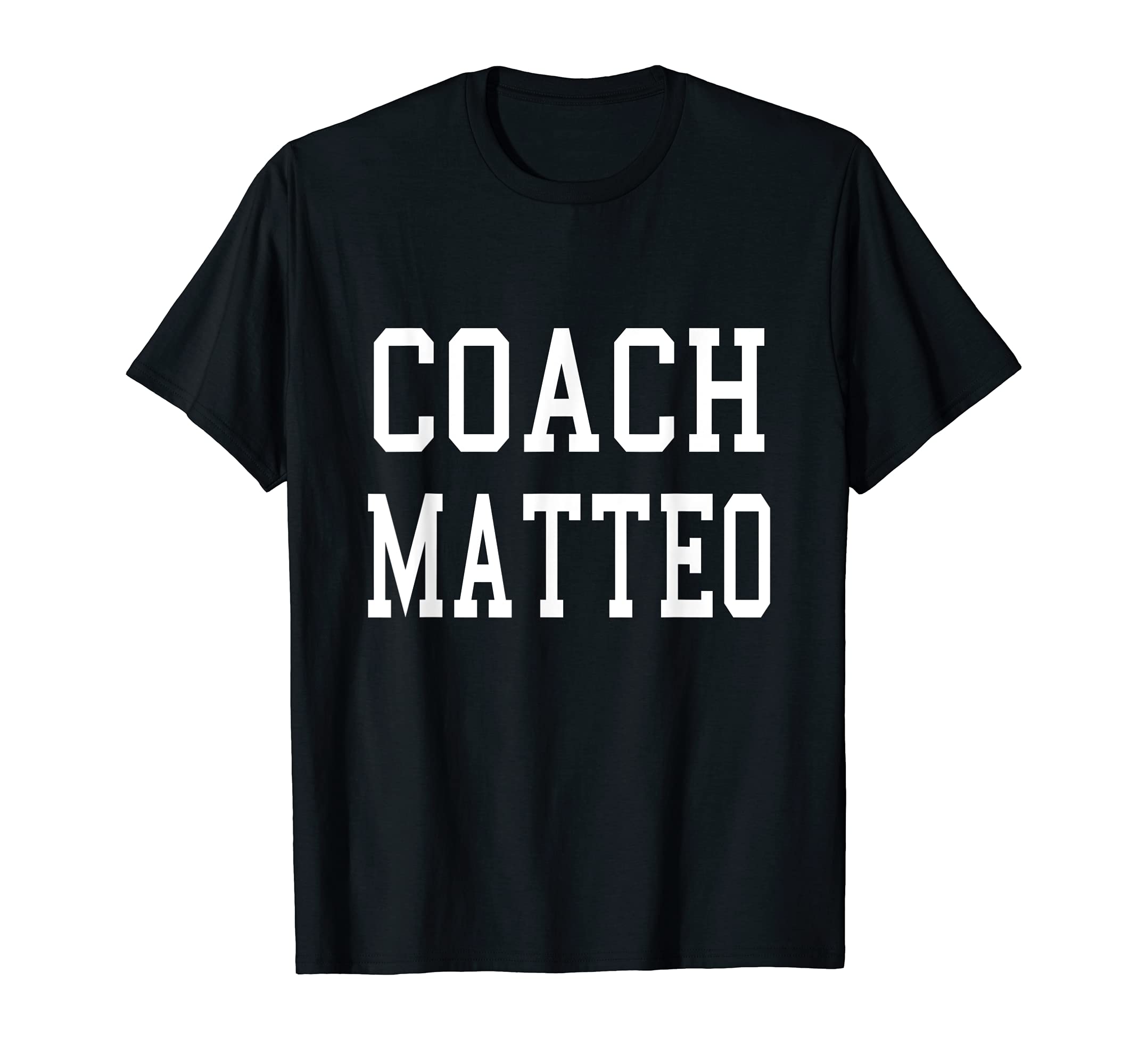 Coach Matteo Custom Football Soccer T-Shirt - Custom Art Print Unisex - T-Shirt, Sweatshirt, Hoodie