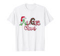 Augie Claus Pajama Suit Santa Hat X T-Shirt - Minimalist Print Men Women - T-Shirt, Sweatshirt, Hoodie