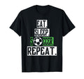 Eat Sleep Soccer Repeat Soccer T-Shirt - Aesthetic Graphic for Adults - T-Shirt, Sweatshirt, Hoodie