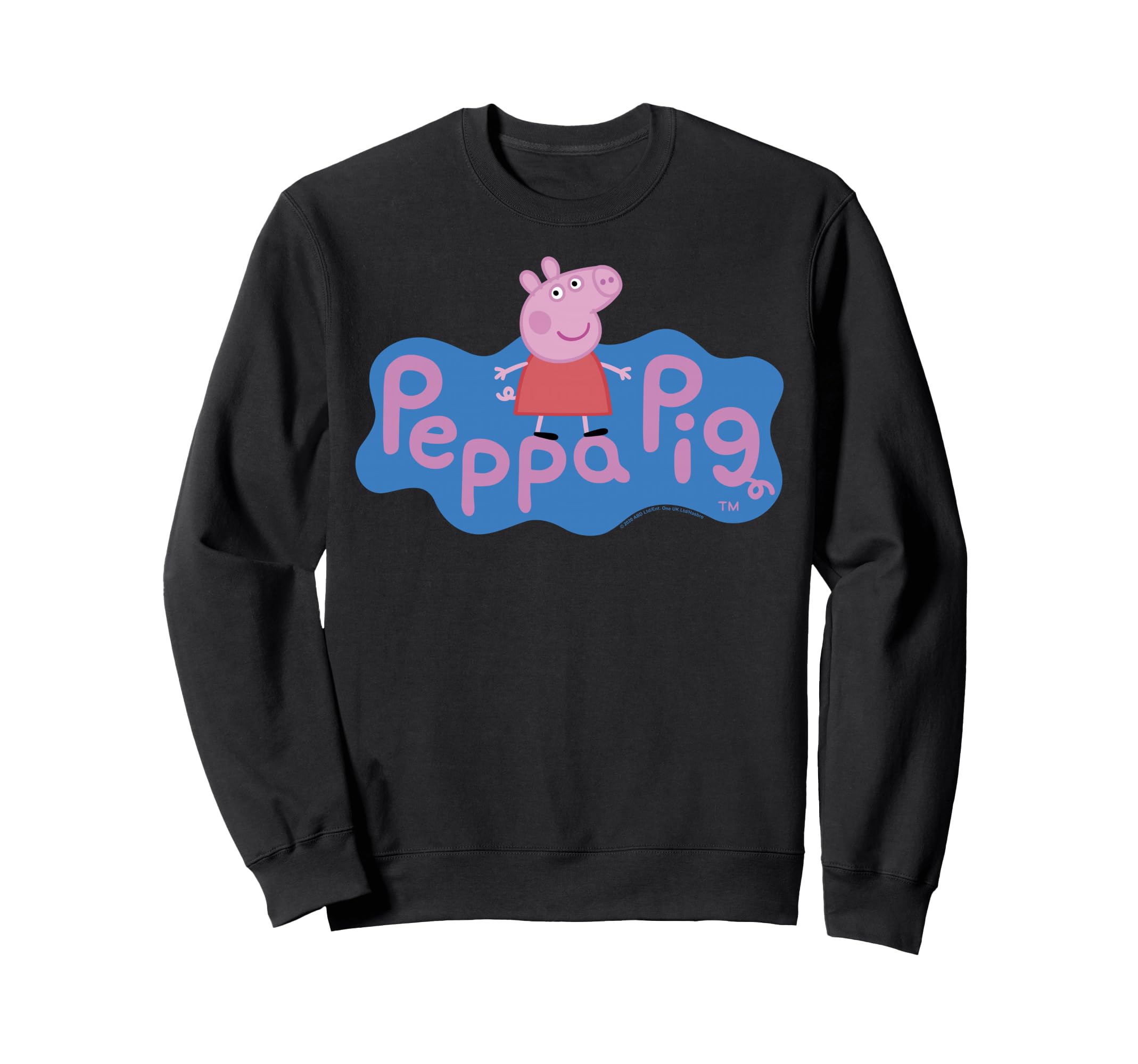 Peppa Pig Peppa Logo Sweatshirt - Trendy Graphic Men Women - T-Shirt, Sweatshirt, Hoodie