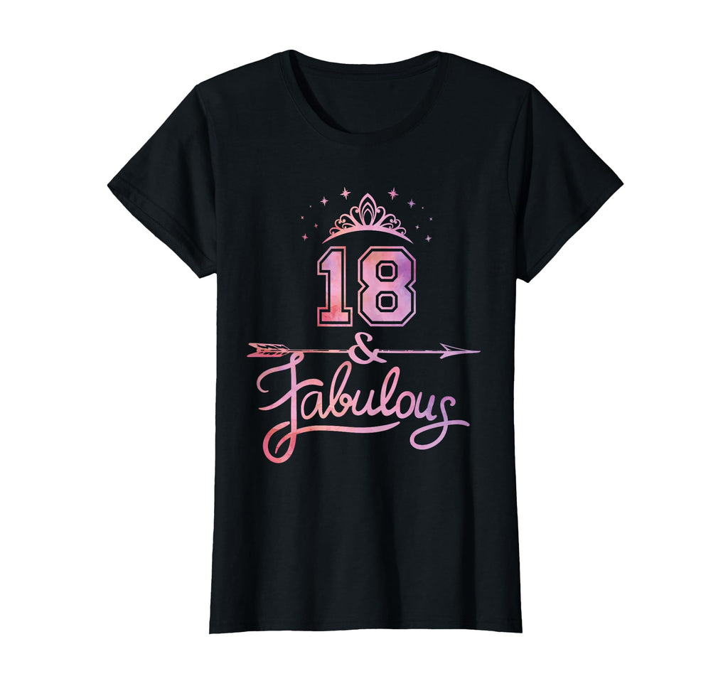 18 Years Old And Fabulous Happy 18Th T-Shirt - Custom Art Print Men Women - T-Shirt, Sweatshirt, Hoodie