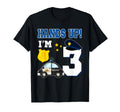 3Rd Birthday Policeman 3 Year Old T-Shirt - Casual Everyday Wear Men Women - T-Shirt, Sweatshirt, Hoodie