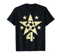 4Yr Soccer Birthday 4 Year Old 4Th T-Shirt - Novelty Apparel Men Women - T-Shirt, Sweatshirt, Hoodie