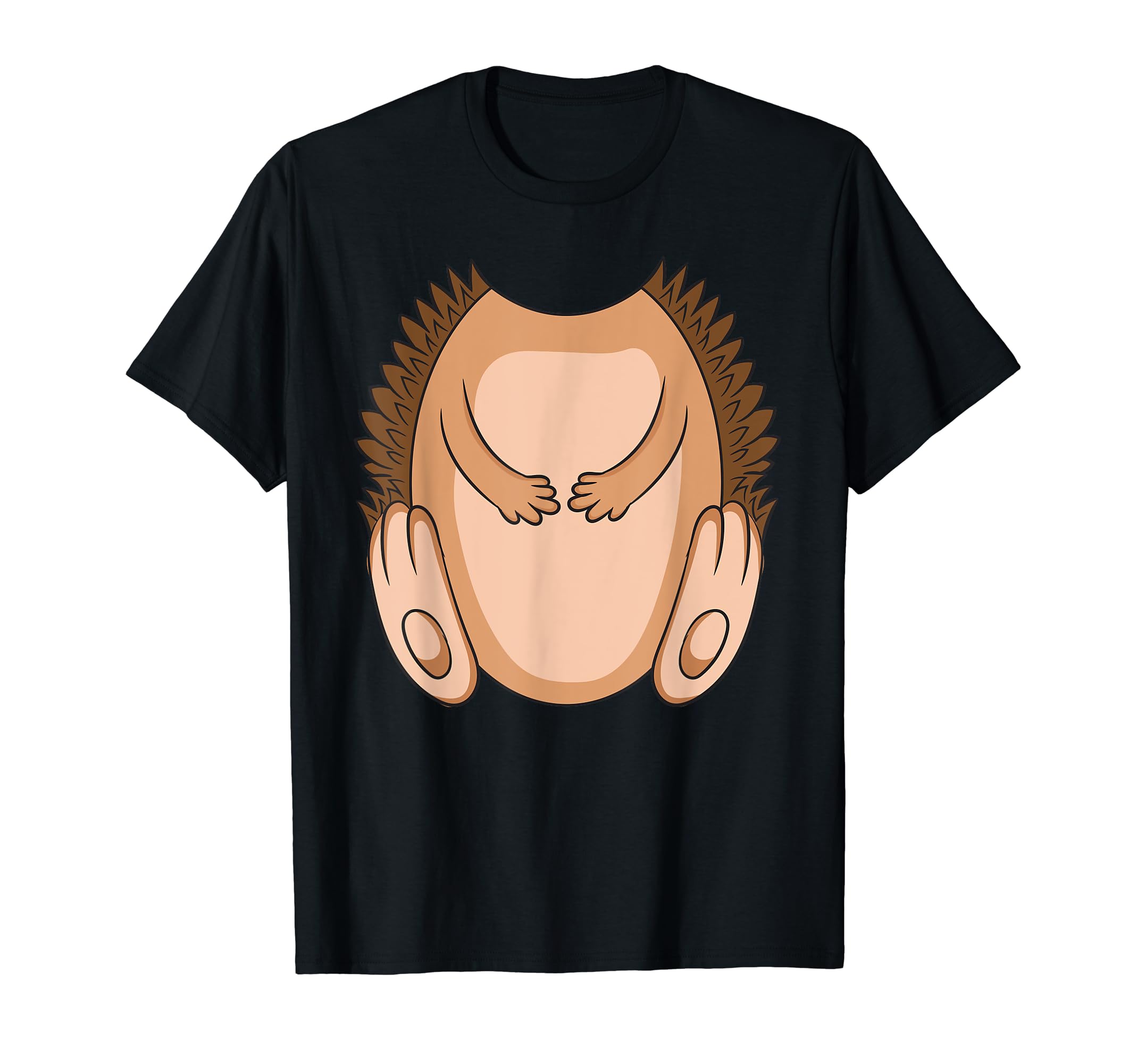 Hedgehog Costume Halloween Easy T-Shirt - Aesthetic Graphic for Adults - T-Shirt, Sweatshirt, Hoodie