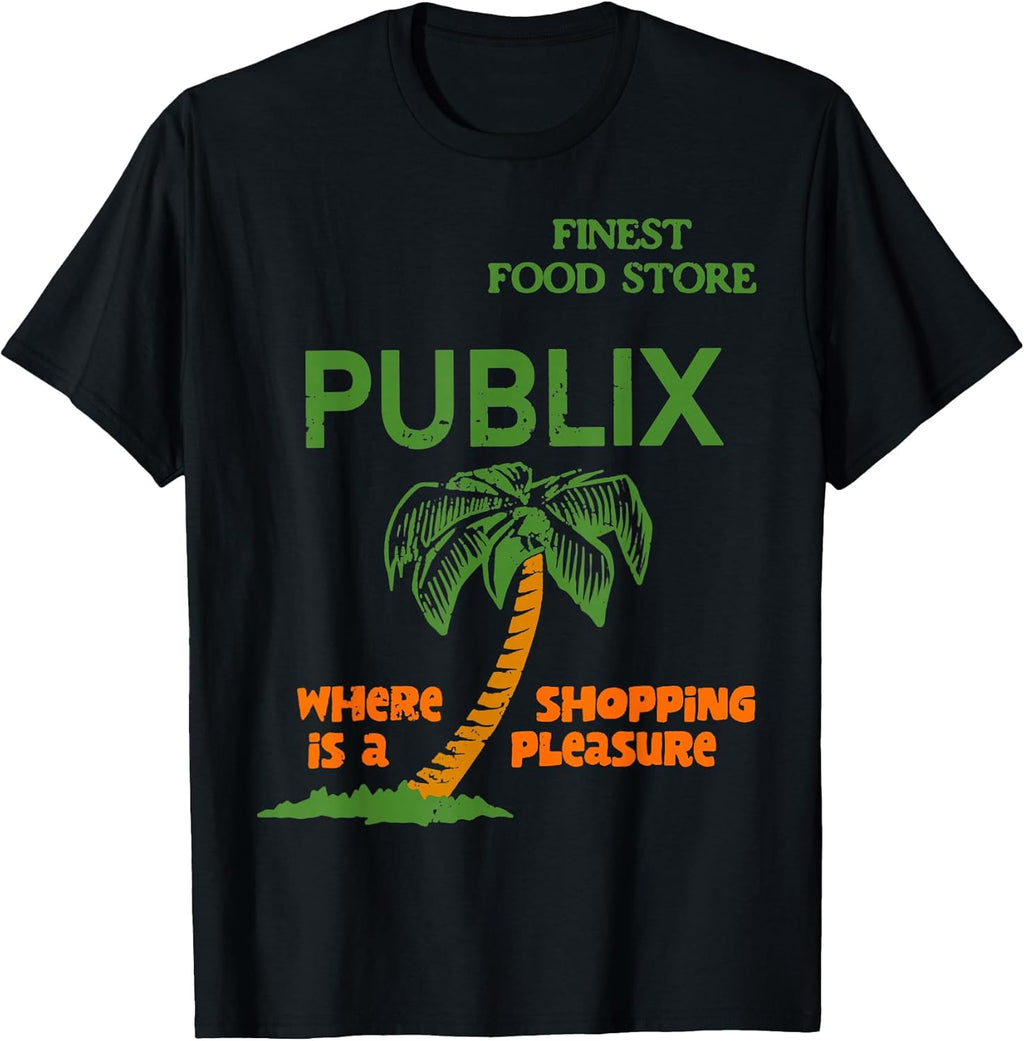 Vintage Publix Where Is A Shopping Quote Palm Tree - Adult & Kids T-Shirts, Sweatshirts & Hoodies apparel design preview 1