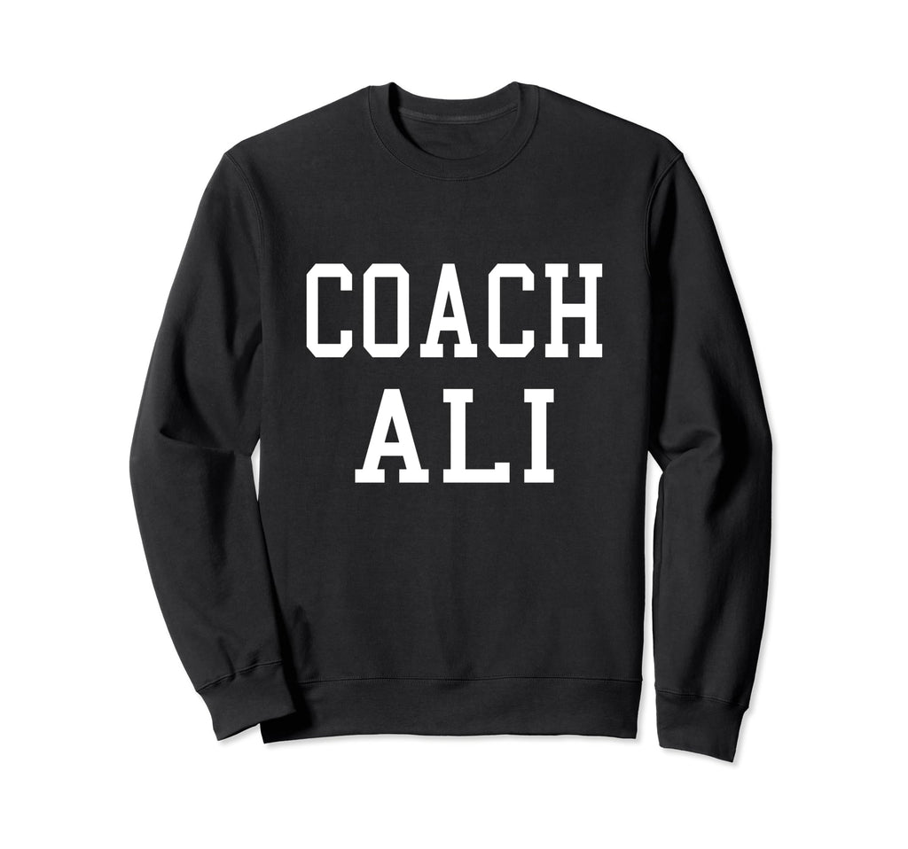 Coach Ali Custom Football Soccer Sweatshirt - Minimalist Print for Adults - T-Shirt, Sweatshirt, Hoodie