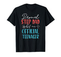 Proud Step Dad Teenager 13Th T-Shirt - Custom Art Print for Adults - T-Shirt, Sweatshirt, Hoodie