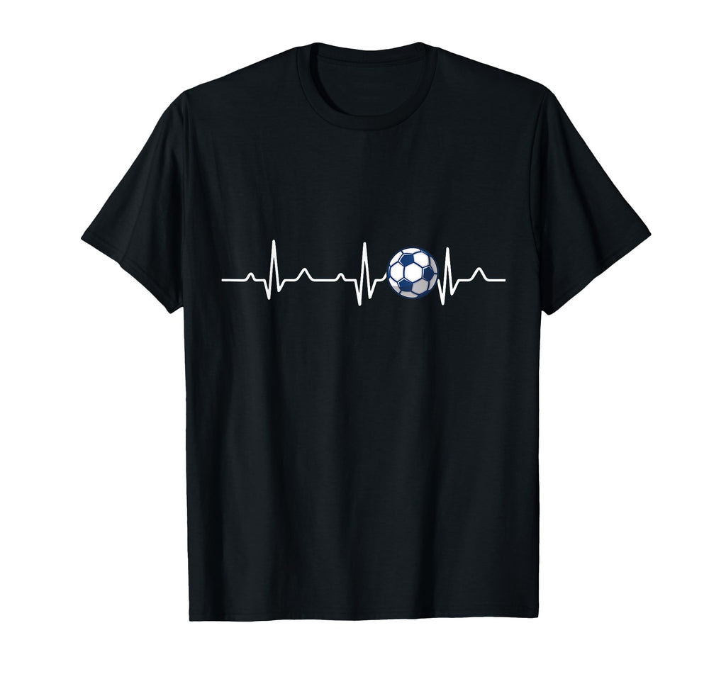 Heartbeat Soccer Lover Gift T-Shirt - Casual Everyday Wear for Adults - T-Shirt, Sweatshirt, Hoodie