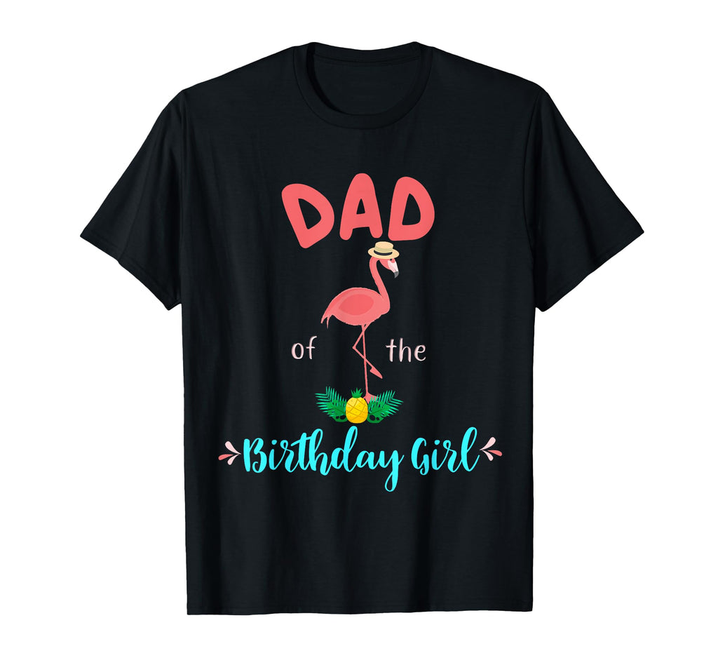 Flamingo Birthday Matching Mom Dad T-Shirt - Minimalist Print Men Women - T-Shirt, Sweatshirt, Hoodie