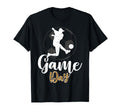 Soccer Game Day Leopard Cheetah T-Shirt - Novelty Apparel for Adults - T-Shirt, Sweatshirt, Hoodie