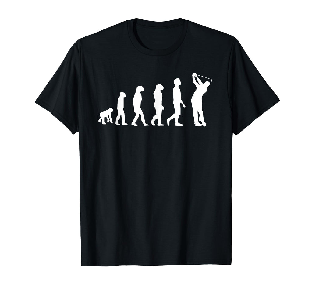 Evolution Golfer Funny Golf Golfing T-Shirt - Custom Art Print Men Women - T-Shirt, Sweatshirt, Hoodie