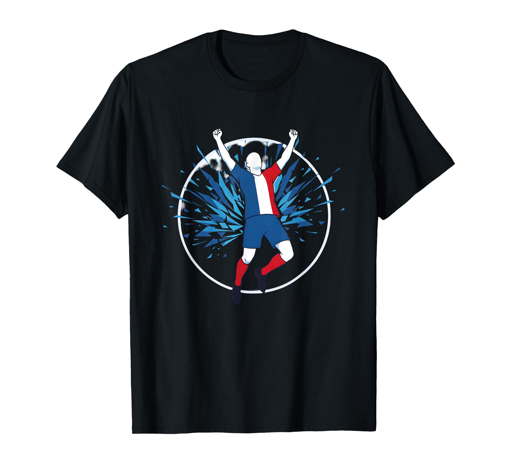 Retro10 Franca Soccer Football Flag Fans T-Shirt - Unique Graphic Men Women - T-Shirt, Sweatshirt, Hoodie