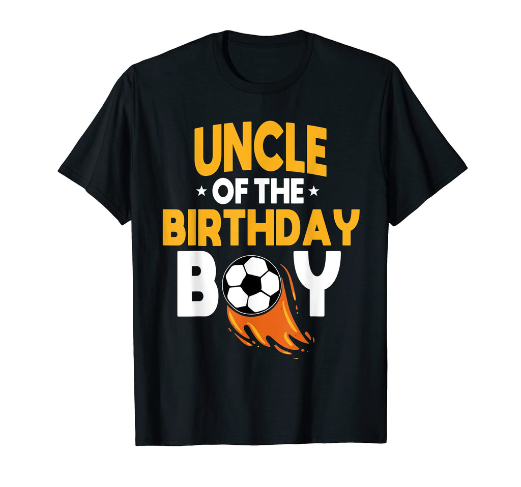 Uncle Birthday Soccer Team Bday Party T-Shirt - Trendy Graphic for Adults - T-Shirt, Sweatshirt, Hoodie
