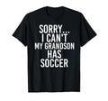 Grandpa Grandma My Grandson Has Soccer T-Shirt - Minimalist Print Unisex - T-Shirt, Sweatshirt, Hoodie