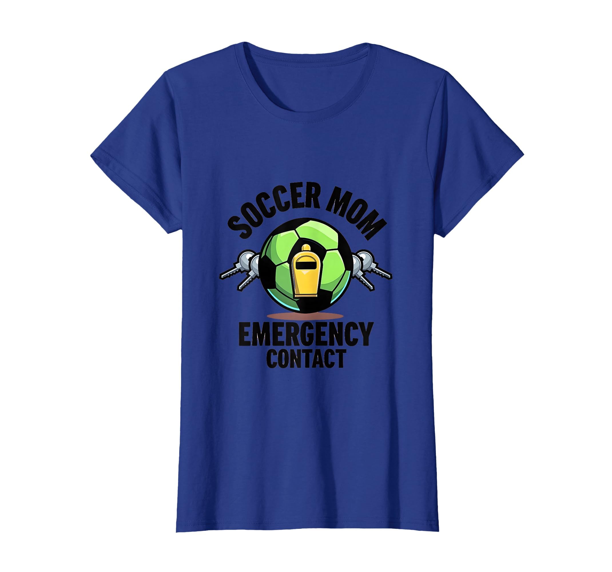 Soccer Mom Emergency Contact T-Shirt - Minimalist Print Men Women - T-Shirt, Sweatshirt, Hoodie
