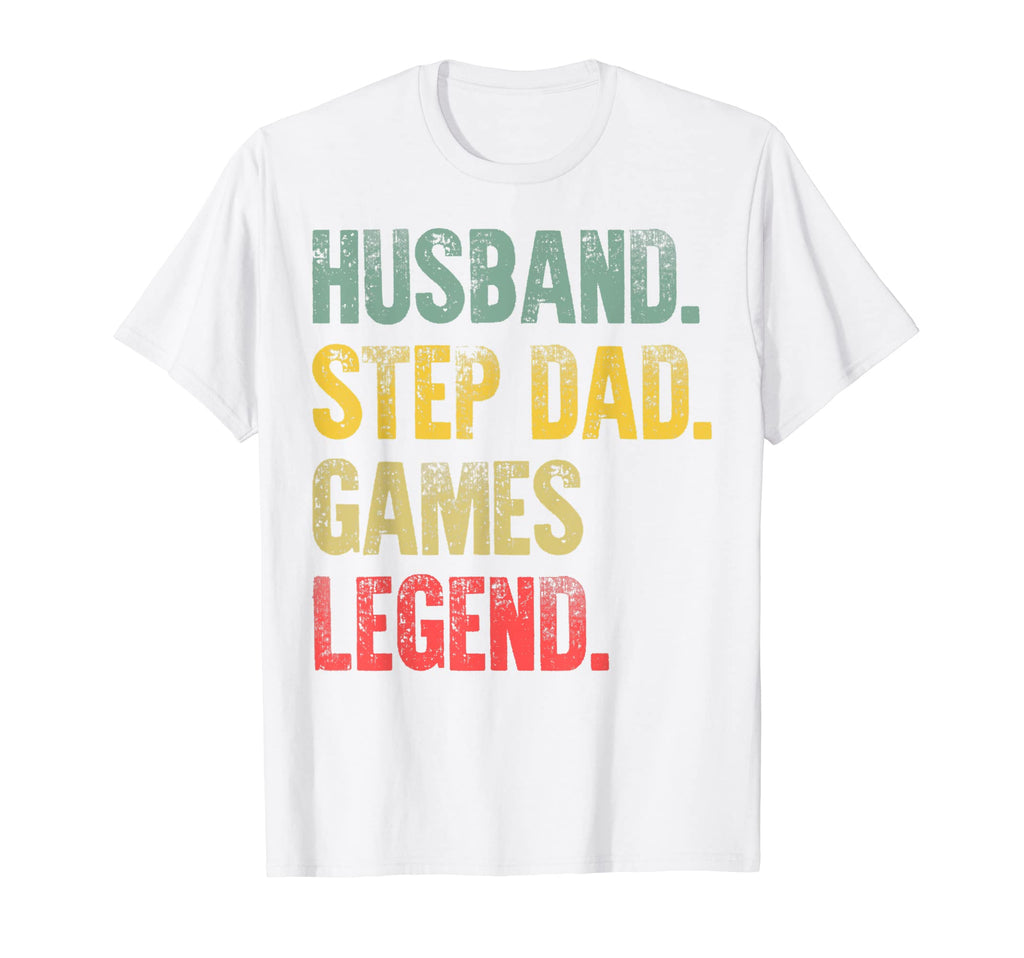 Funny Husband Step Dad Games T-Shirt - Fun Novelty Design for Adults - T-Shirt, Sweatshirt, Hoodie