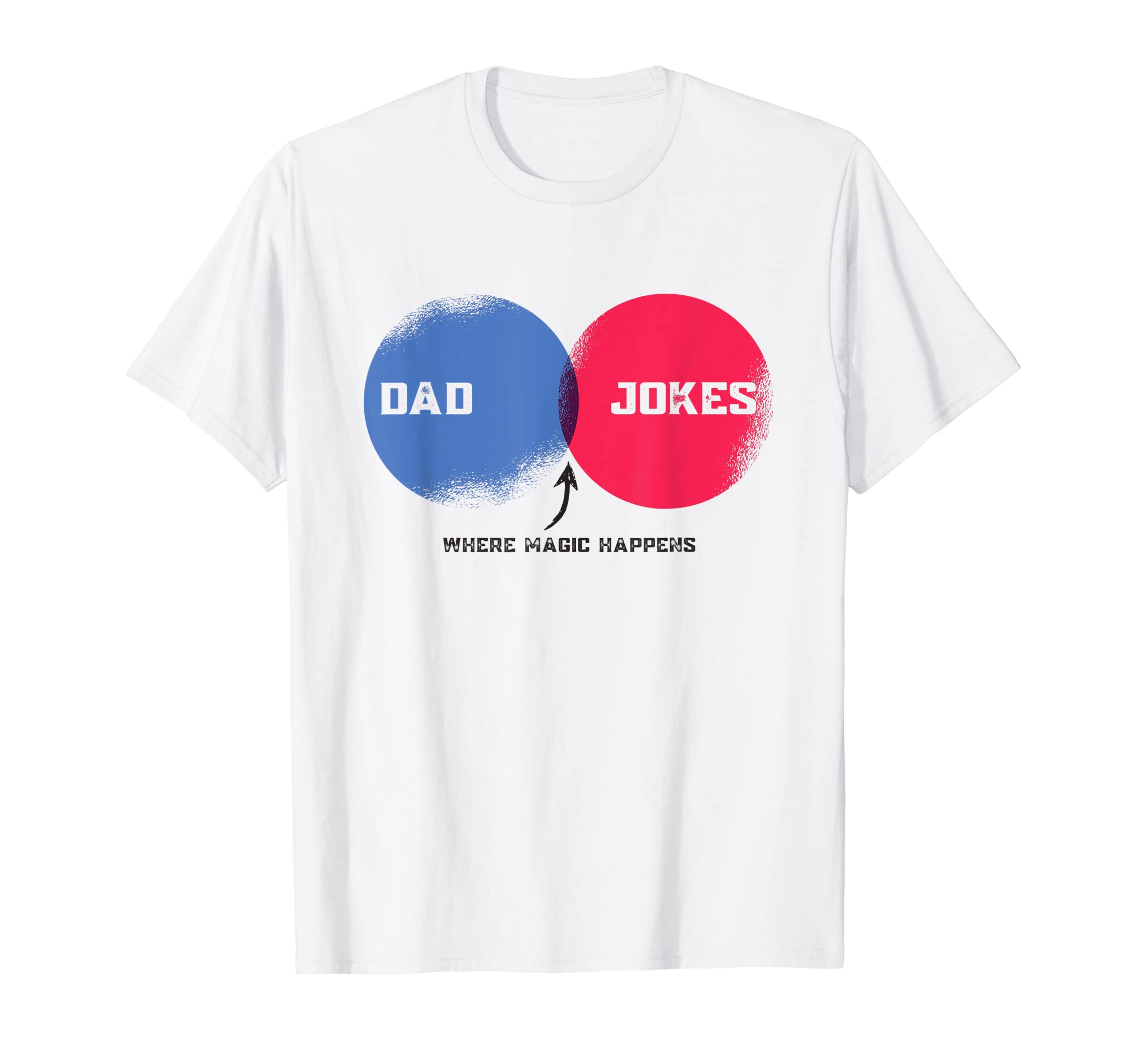 Dad Jokes Venn Diagram Fathers Day T-Shirt - Aesthetic Graphic for Adults - T-Shirt, Sweatshirt, Hoodie