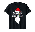 Bearded And Jolly Funny T-Shirt - Minimalist Print for Adults - T-Shirt, Sweatshirt, Hoodie
