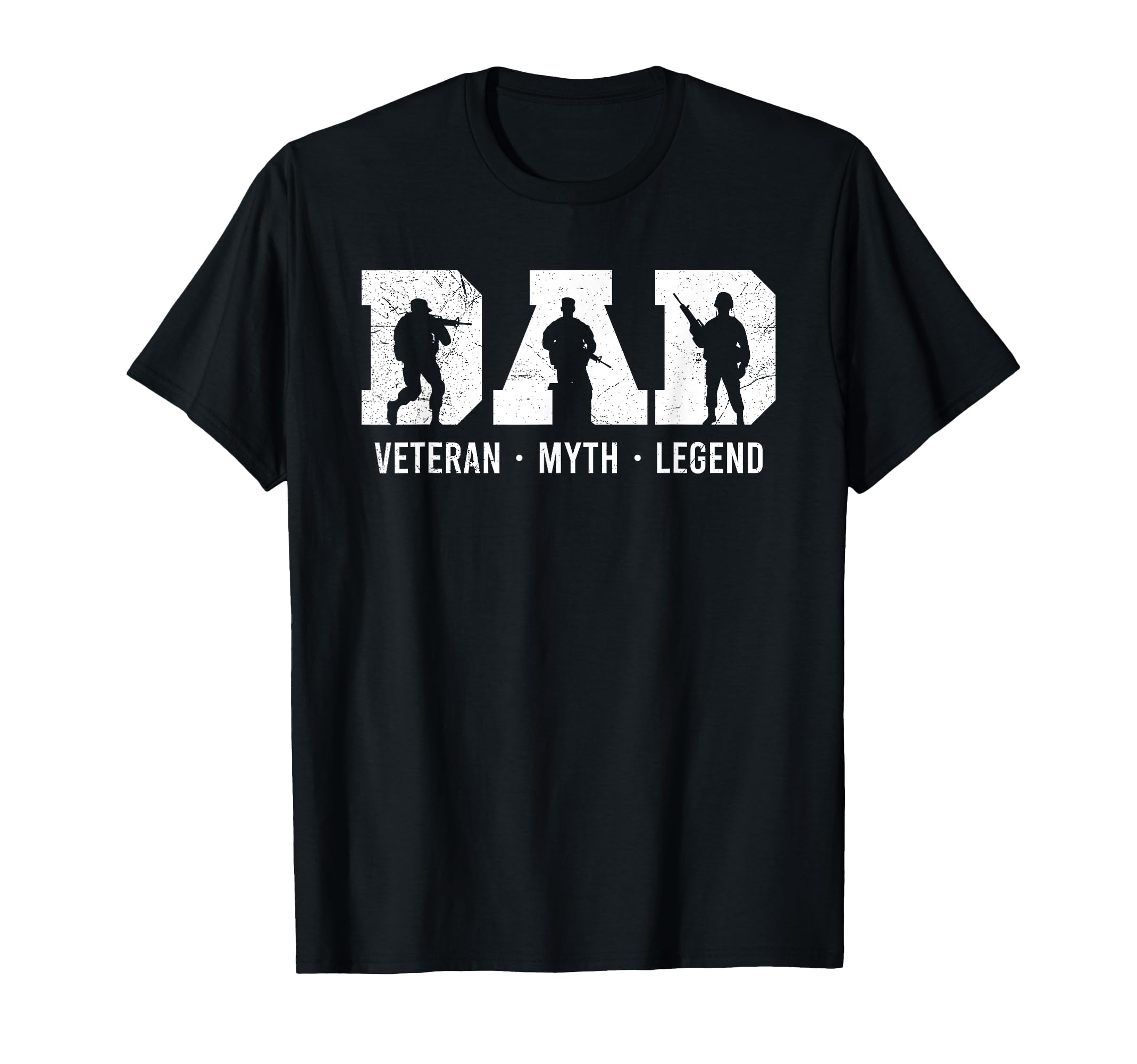Mens Dad Veteran Myth Legend Funny T-Shirt - Novelty Apparel Men Women - T-Shirt, Sweatshirt, Hoodie