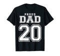 Custom Proud Volleyball Dad Number T-Shirt - Streetwear Style for Adults - T-Shirt, Sweatshirt, Hoodie
