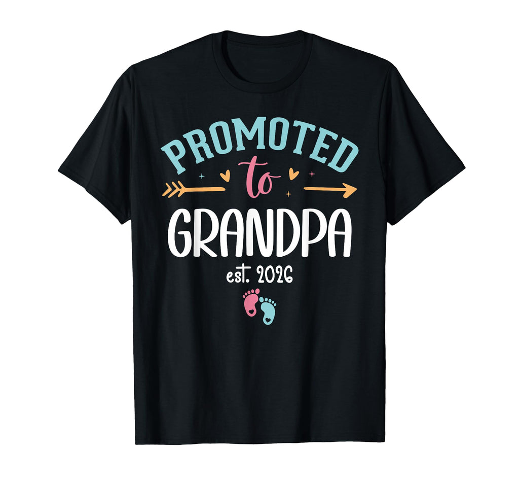 Promoted To Grandpa Est 2026 Soon To Be T-Shirt - Unique Graphic Men Women - T-Shirt, Sweatshirt, Hoodie
