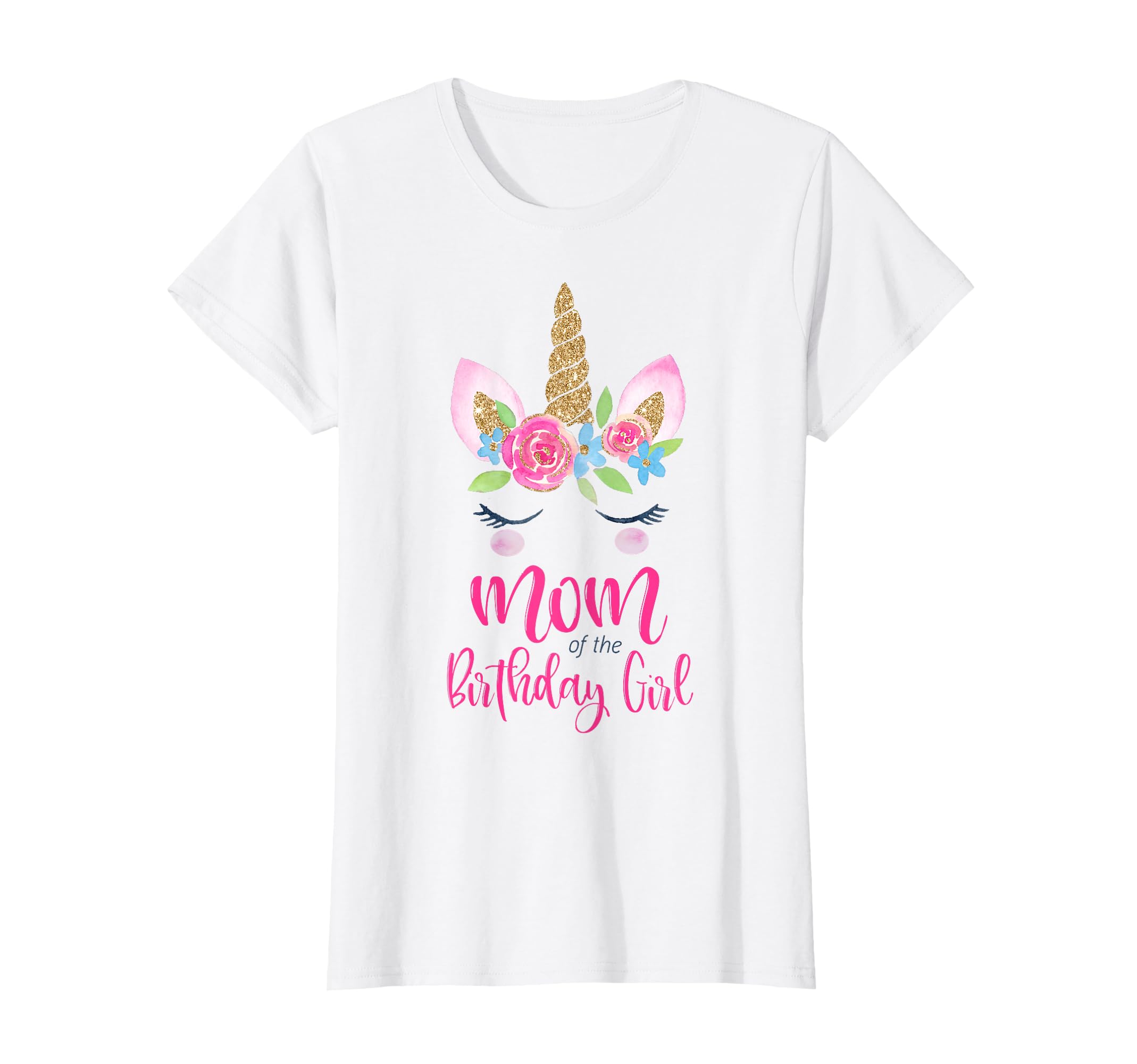 Unicorn Mom Birthday Matching Party T-Shirt - Custom Art Print for Adults - T-Shirt, Sweatshirt, Hoodie