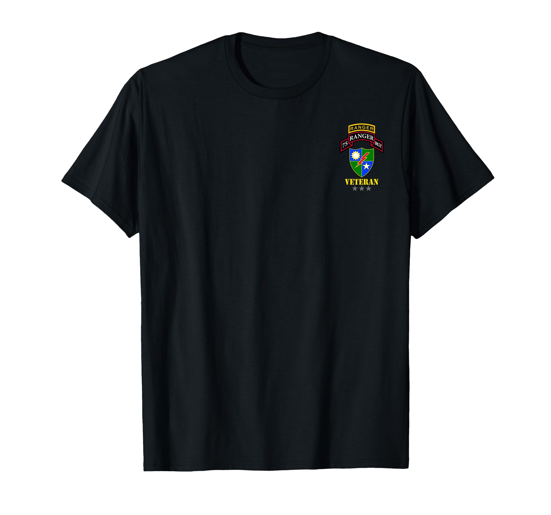 75Th Ranger Regiment Veteran Logo T-Shirt - Novelty Apparel for Adults - T-Shirt, Sweatshirt, Hoodie