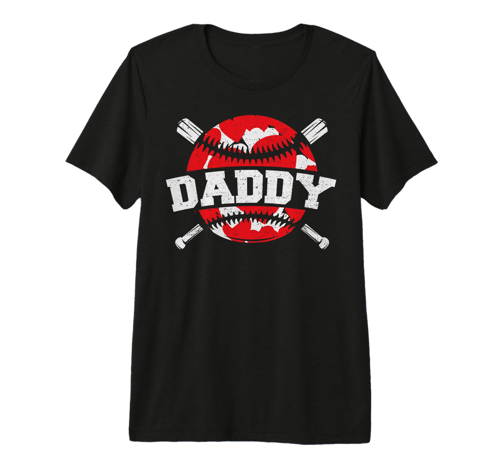 Mens Dad Daddy Baseball Sayings T-Shirt - Minimalist Print Men Women - T-Shirt, Sweatshirt, Hoodie
