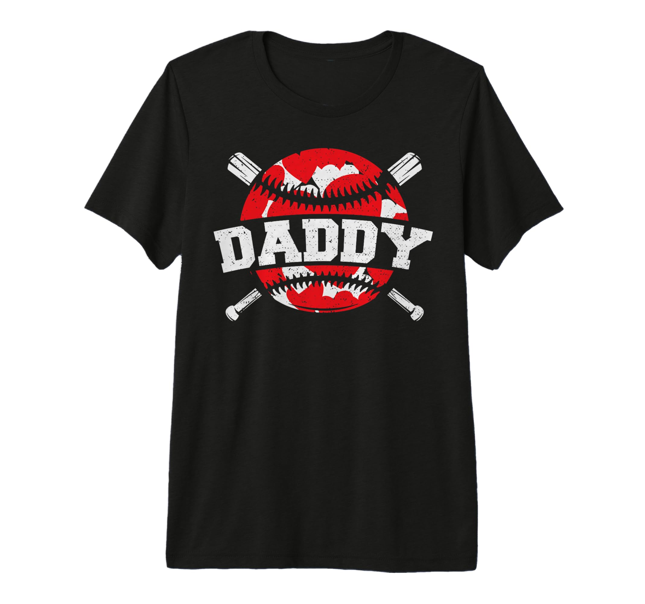 Mens Dad Daddy Baseball Sayings T-Shirt - Minimalist Print Men Women - T-Shirt, Sweatshirt, Hoodie