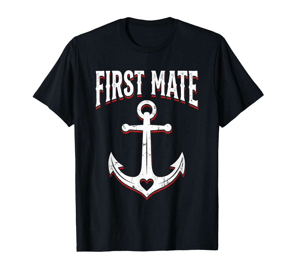 Captain And First Mate Matching T-Shirt - Casual Everyday Wear Men Women - T-Shirt, Sweatshirt, Hoodie