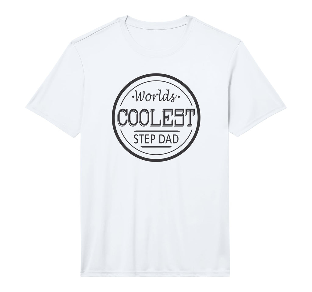 Mens Worlds Coolest Step Dad Fun T-Shirt - Aesthetic Graphic Men Women - T-Shirt, Sweatshirt, Hoodie