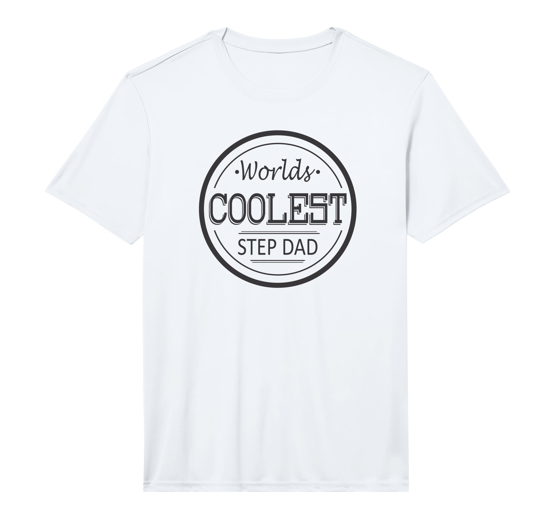 Mens Worlds Coolest Step Dad Fun T-Shirt - Aesthetic Graphic Men Women - T-Shirt, Sweatshirt, Hoodie